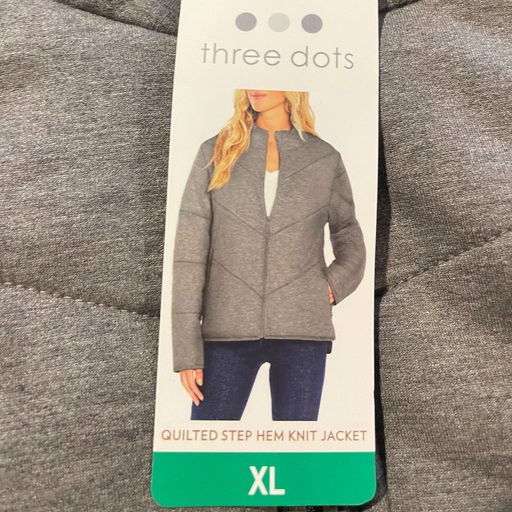 3 DOTS - SUPER SOFT FLEECE JACKET